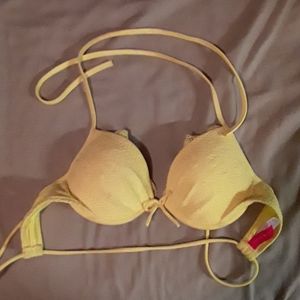 Halter push up swim top